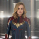 Brie Larson as Captain Marvel.